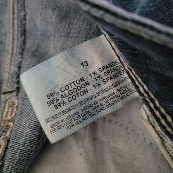 Glo Skinny Jeans Womens Size 13 Mid Rise Medium Wash Denim Pants Juniors - Picture 5 of 5